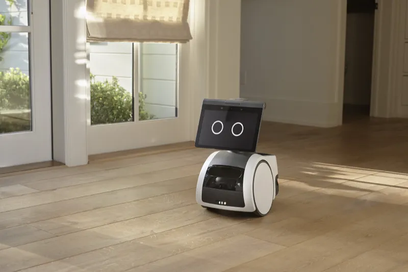 Amazon Astro home patrol robot illustrating narrow autonomy before general home chores