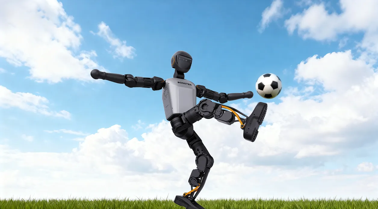 Booster T1 compact developer humanoid robot for research and home robot experiments