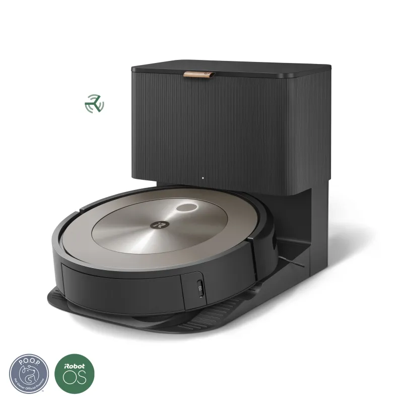 iRobot Roomba j9 Plus robot vacuum with self-empty dock for mixed-floor homes