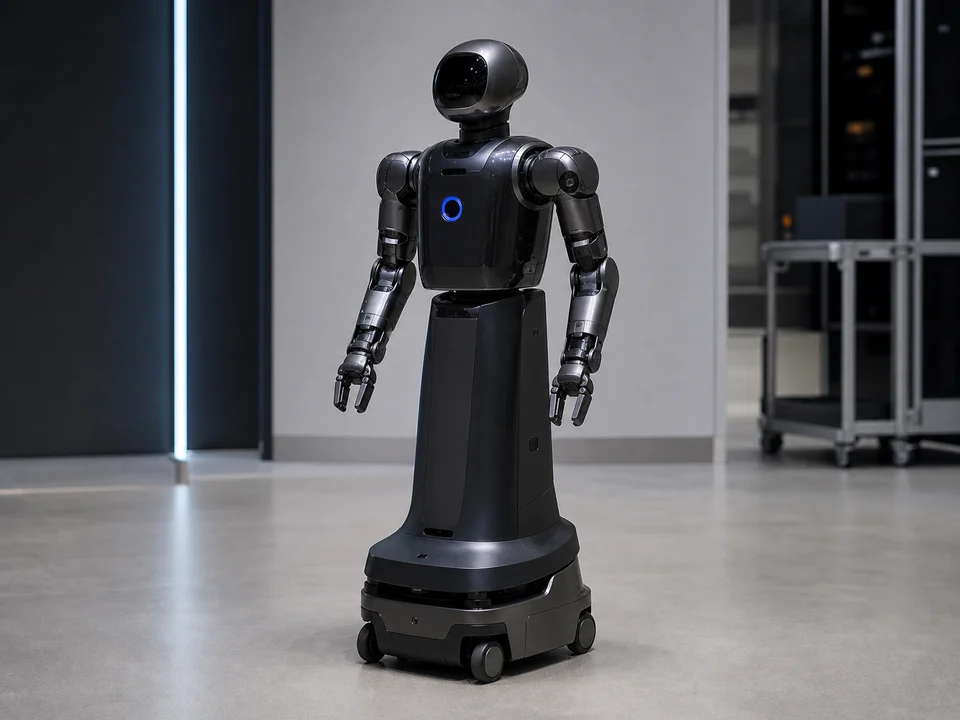 PUDU D7 semi-humanoid embodied AI robot from the ui44 home robot database