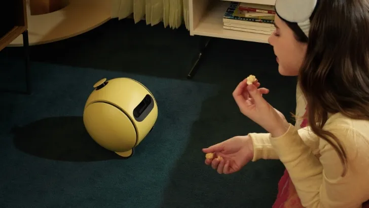 Samsung Ballie smart home AI robot permissions for appliances and cameras