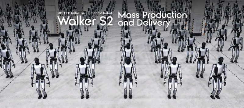 UBTECH Walker humanoid robot image illustrating why autonomous battery swapping and uptime may matter more for home robot usefulness than a race trophy