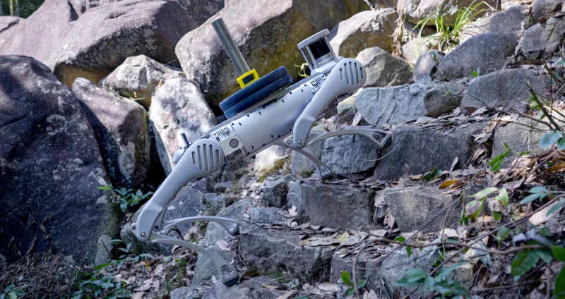 Unitree B2 IP67 outdoor quadruped robot as a benchmark for weatherproof humanoid robot home readiness