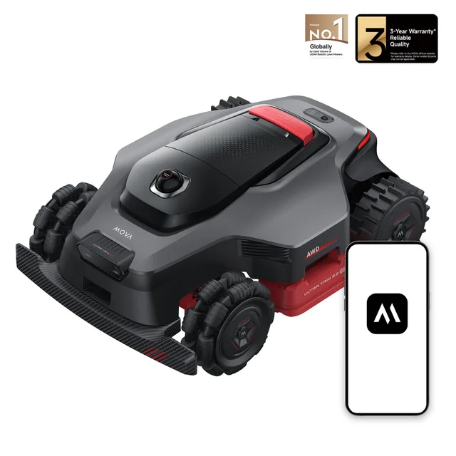 LiDAX Ultra 3000 AWD by MOVA — Lawn & Garden robot