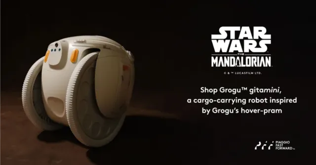 Grogu™ gitamini by Piaggio Fast Forward — Home Assistants robot