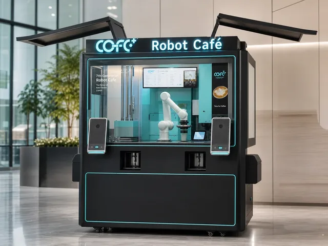 COFE+ 7th-Generation Robot Cafe by Shanghai Hi-Dolphin Robot Technology — Commercial robot